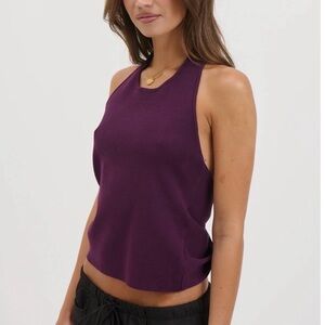 Bronze Snake Opal Halter Top Wine M/L